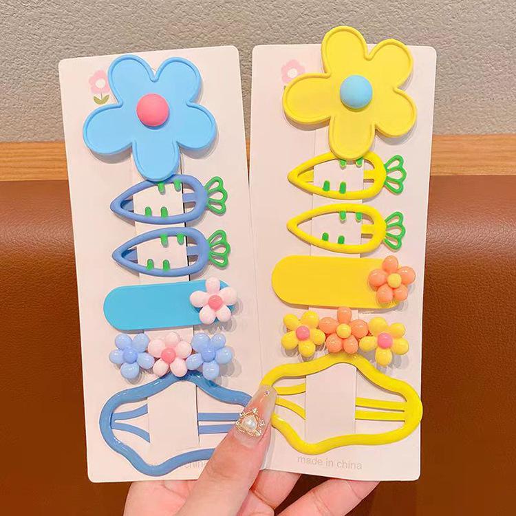 Children's Cloud Hairpin New Girls Carrot Hairpin Side Broken Hairpin Bangs Baby Girls Headwear Kids Hair Accessories