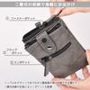 Lelotte Smartphone Belt Vertical Smartphone with Hip Bag Men's Pouch, Pouch, Pouch, Small, Carabiner, Bag/Waist (Black)
