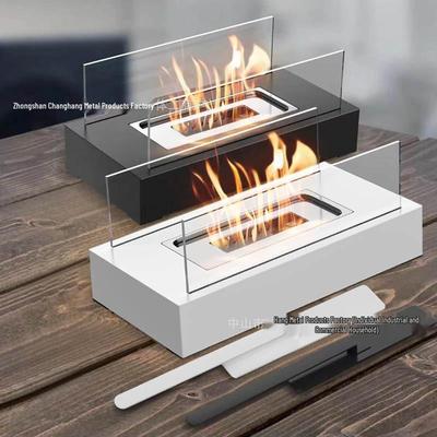 Portable Indoor/Outdoor Tabletop Fireplace: Small Decorative Real Fire Stove