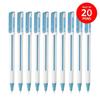 Flair Yolo NXT Waterproof Gel Ink Pen Pack Of 20 Blue Ink Smooth Writing Smudge Free Pens For Office School Use