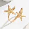 Beach Wind Ladies Bracelet Geometric Starfish Niche Design Open Bracelet Versatile Premium Jewelry