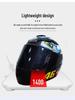 Riding K Unisex Bluetooth Motorcycle Helmet - Full Face, Winter & All-Season Safety for Electric Vehicles