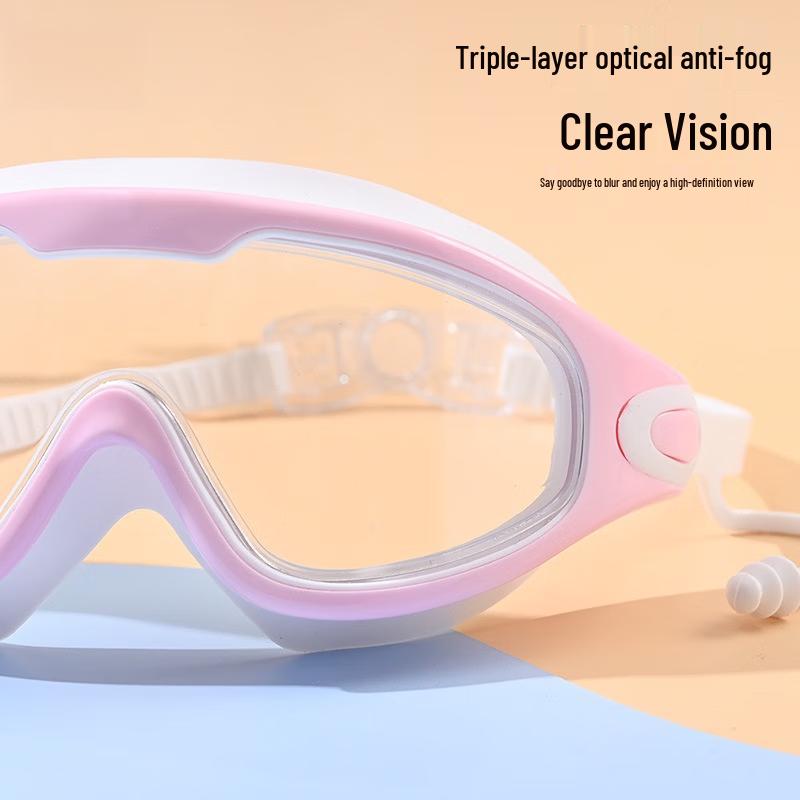 Alliance Adult Large-Frame Anti-Fog Swimming Goggles