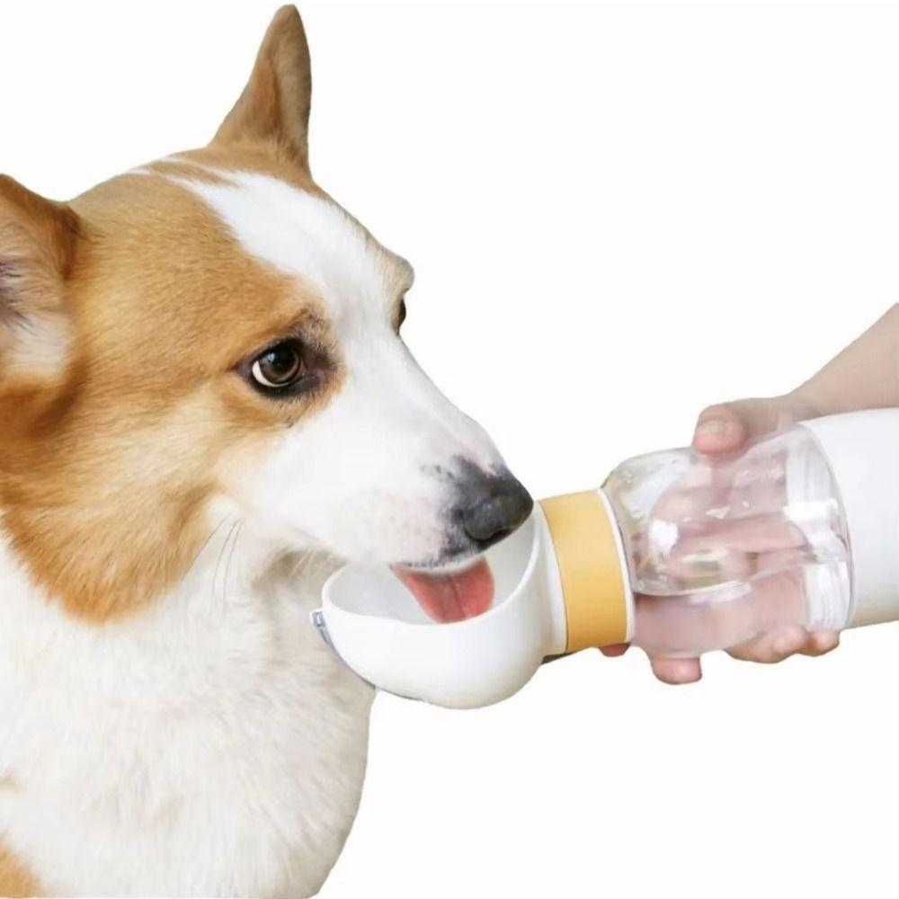 Cloud Shape Outdoor Dog Water Bottle 2 in 1 Pet Snack Dispenser Dog Water Dispenser  Puppy
