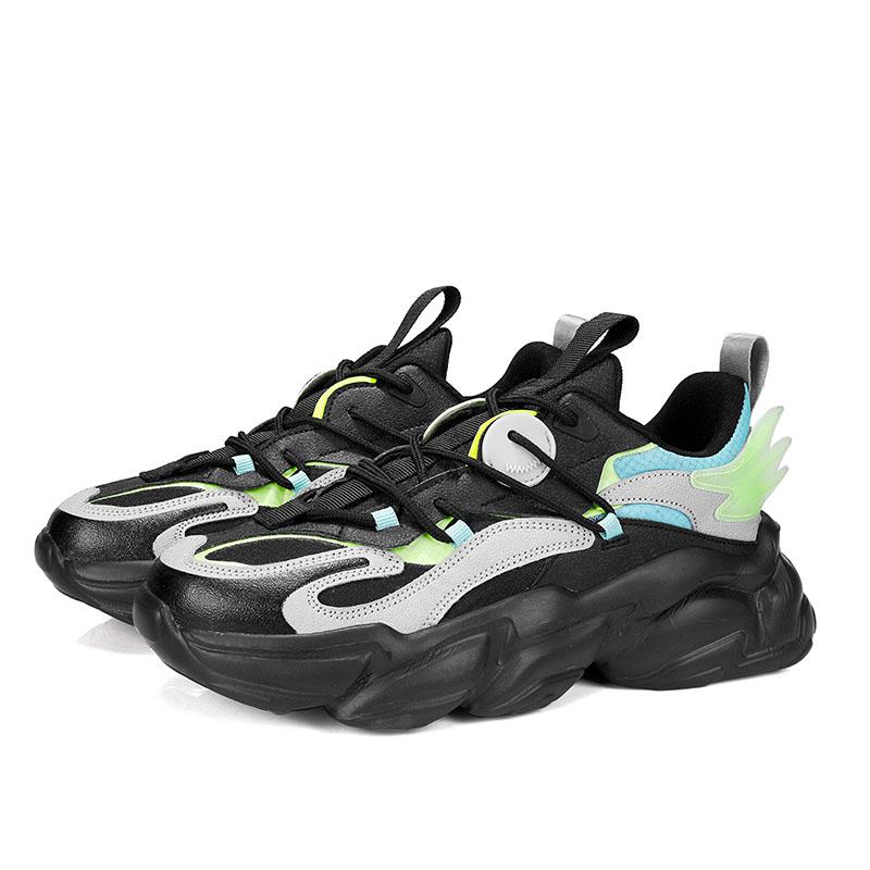 

2025 new fashion platform daddy shoes men s ins port fashion shoes male personality popular leisure running shoes 39