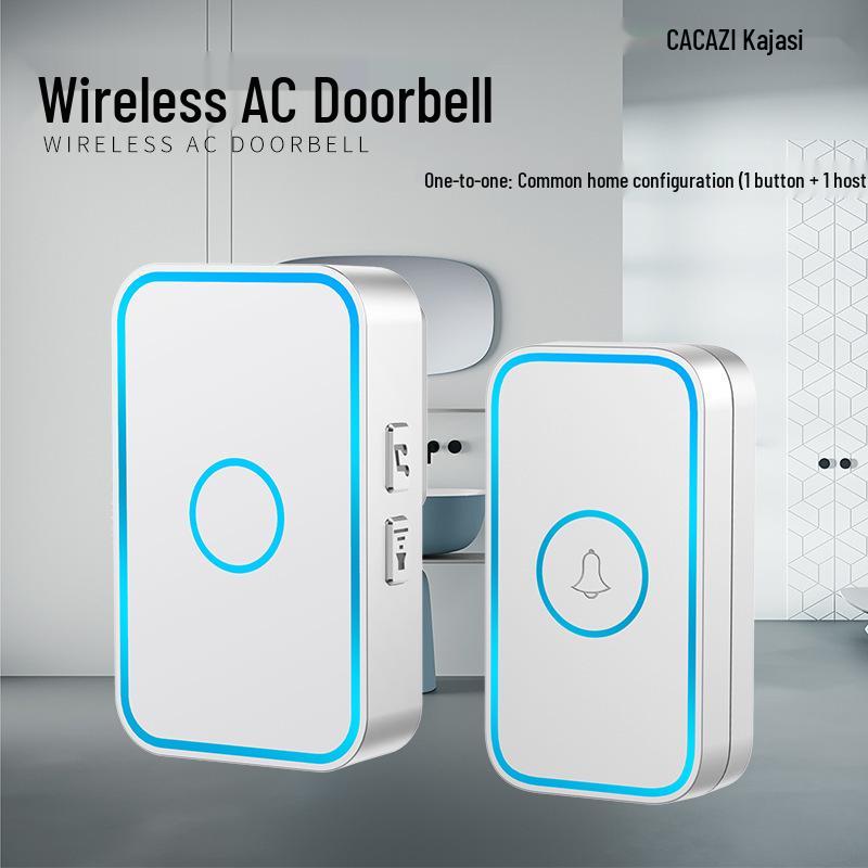 Smart Wireless Doorbell with Ultra-Long Range and Remote Call Button for Home and Elderly Wireless Doorbell