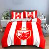Red stripes, FK star emblem. Bedding sets Duvet cover sets Duvet covers Pillowcases(1 * Duvet Cover 2 * Pillowcases without duvet insert)
