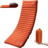 Extra Thick 4 Inch Camping Sleeping Pad Outdoor Camping Self-Inflating Mats Spliceable Hiking Fishing Sleeping Pad