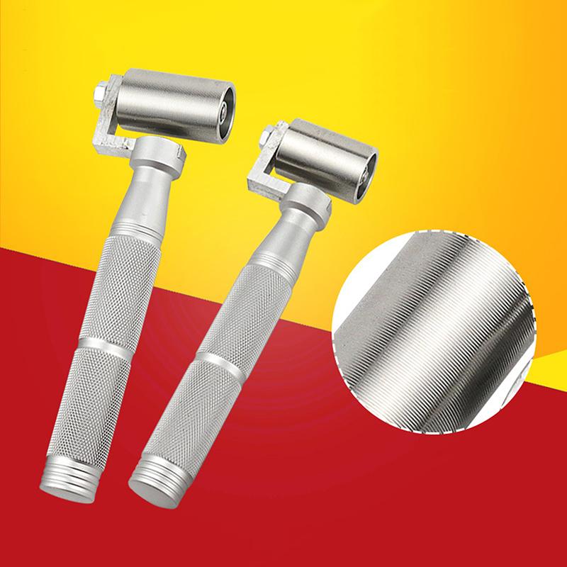 35/40 mm Edelstahl-Flachwalze für Tapetenfugen, DIY-Tapetennaht-Rollwerkzeug, Farbwalze, Handradwalzen