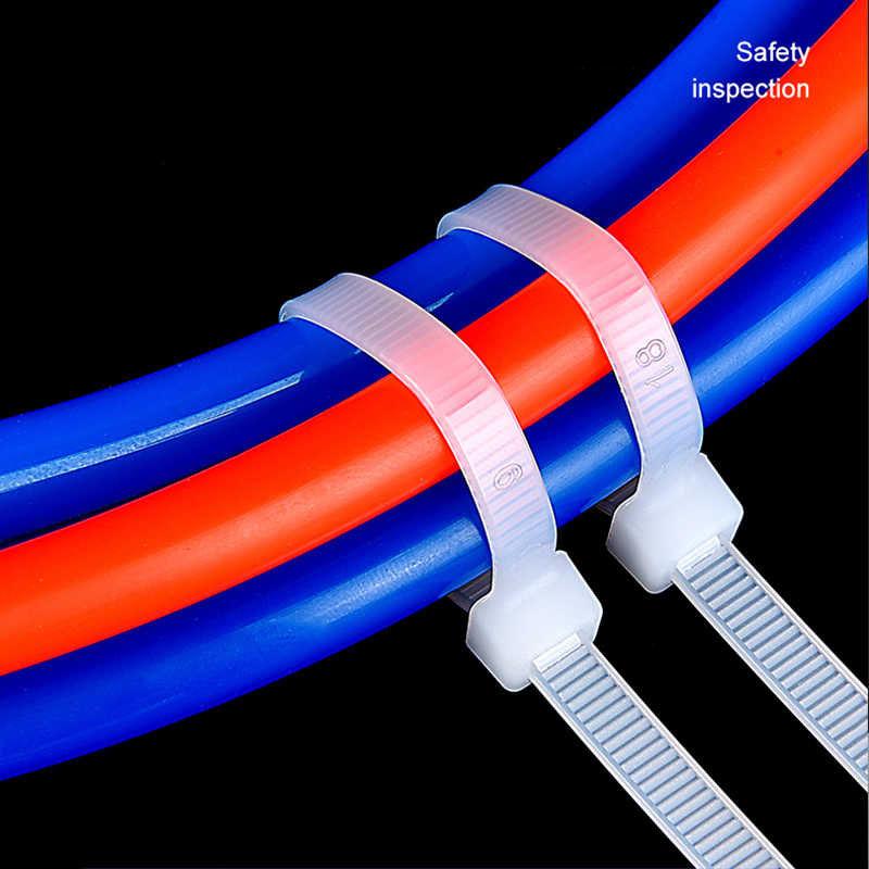1000Pcs Black/White Nylon Cable Ties Self-locking 5X300mm Wire Zip Set Kit  3X200mm Industrial Supply Fasteners Cable Tie