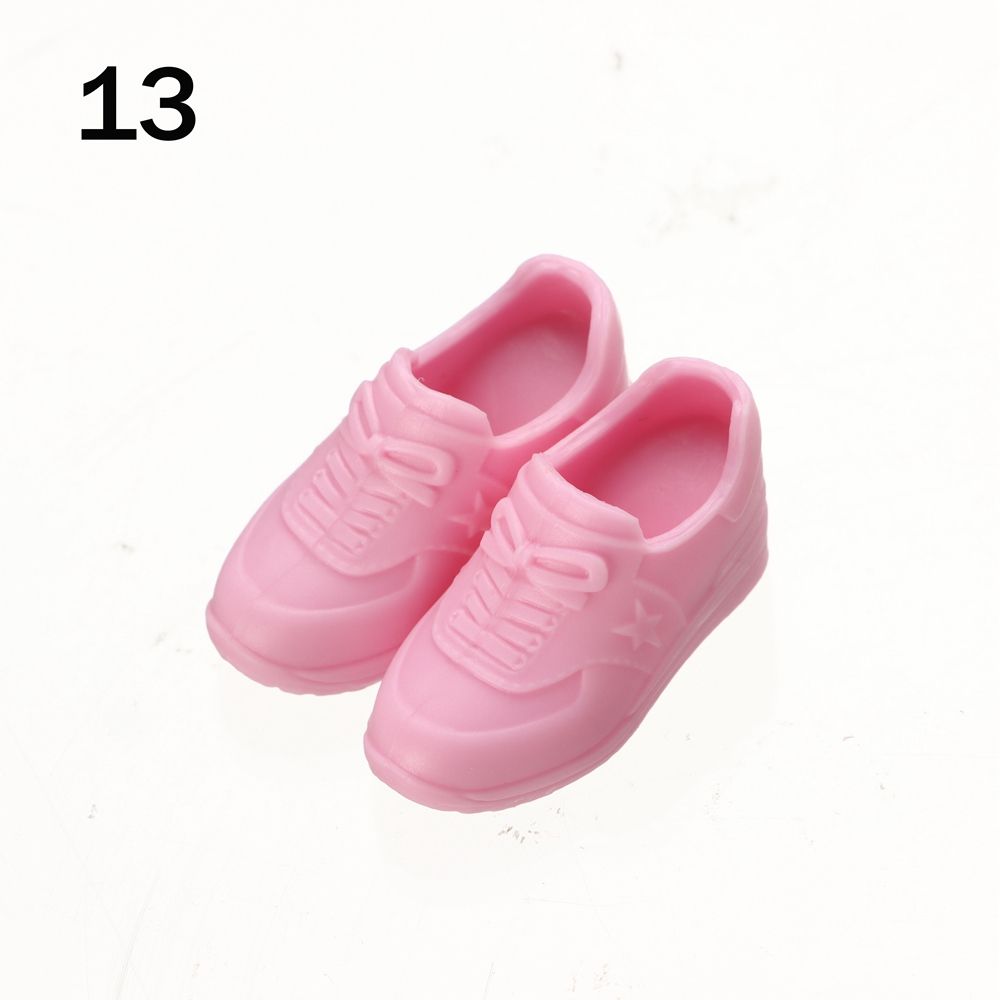 DIY Foot Length 2~3.5cm 1/3 1/4 PVC Boots Plastic Sneakers Fashion Doll Shoes Casual Shoes