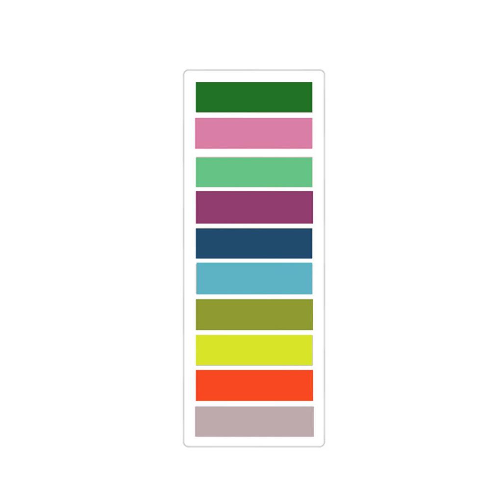 Transparent Morandi Color Writable PET Index Tab Sticky Notes