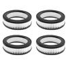 Replacement Filter Set 4 HEPA for Eureka NEC280TL / NEC285GR Bagged Canister Vacuum Cleaner No Tools Required for Installation