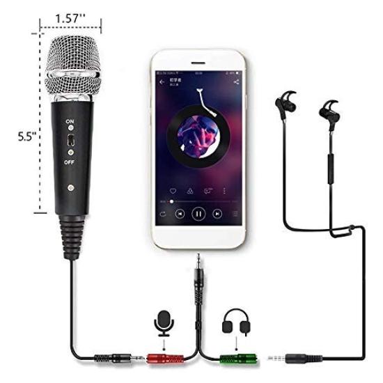 Desk Arm Microphone Stand Tabletop Telescopic Holder Flexible Arm Clamp for Microphone Studio Microphone Condenser Microphone Stand Arm Set Foldable