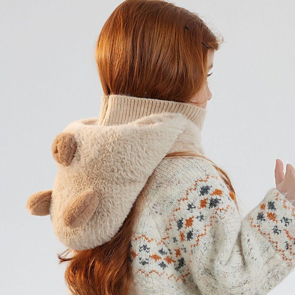 Winddichte Kinder-Sturmhaube Dicke Warme Warme Strickmütze Kinder Bärenmütze Kinder Outdoor