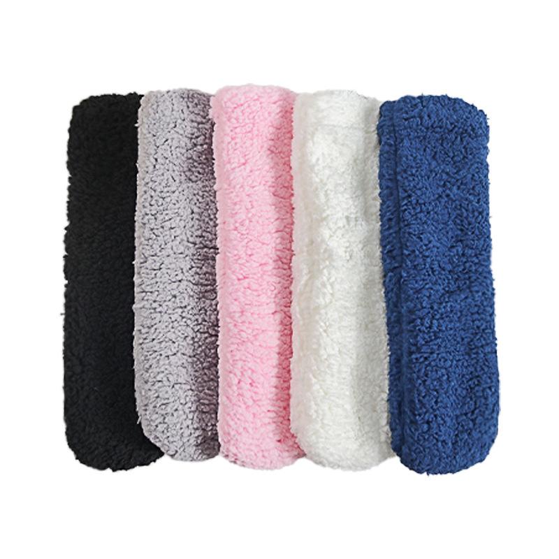New Sleeping Socks Maternity Socks Fleece-Lined Thickened Room Socks Indoor Non-Slip Socks Autumn and Winter Stockings Terry Sock