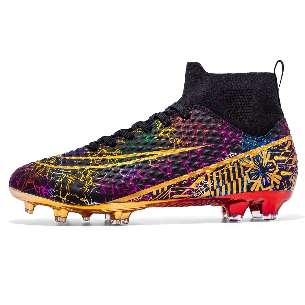 Men Football Shoes Society Football Boots Cleats Casual Professional Outdoor Sport Students Grass Workout Unisex Boy Football Boots