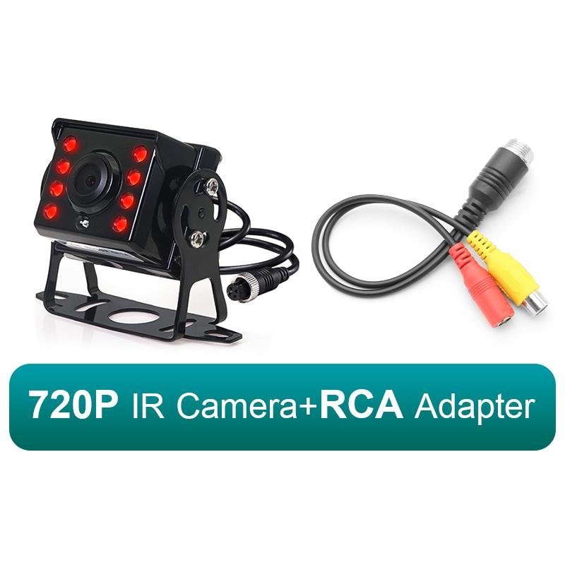 HD AHD 720P/1080P 8IR LED Night Vision Car Rear View Reverse Backup Camera For Vehicle Truck Bus AHD Parking Record Monitor
