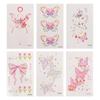 Butterfly Temporary Tattoo Stickers Cloud Makeup Tattoo Decals Long-lasting Body Art Sticker  Legs
