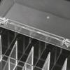 Transparent Lipstick Storage Box Organizer with 18 Compartments Large Capacity Dustproof Lipstick Nail Polish Container