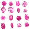 Acrylic Exquisite Beads Transparent Tulip Flower Heart Angel Styles Charms Beads for Necklace Bracelet Earring DIY Jewelry Craft Making