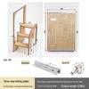 Multifunctional Two-Step Folding Ladder & Children's Step Stool with Storage