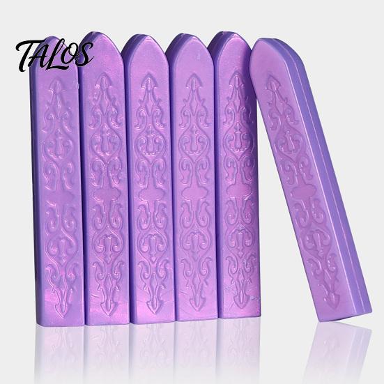 Wax Seal Sticks for Invitation 6PCS Aurora Sealing Sticks, Multi-color Gradient Strips, Without Dreamy Collage Core Stamp, Envelopes And Wedding