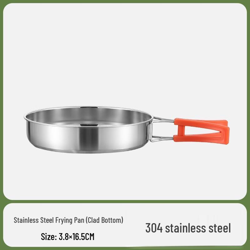 Stainless Steel Camping Cookware Set