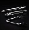 Set of Steel Grill Tongs, 3 Pieces, Different Sizes