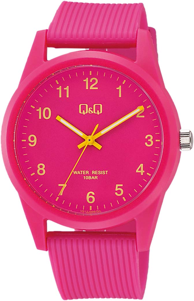 

[Citizen Q&Q] Часы аналоговые водонепроницаемый уретановый ремешок VS40-009 розовый