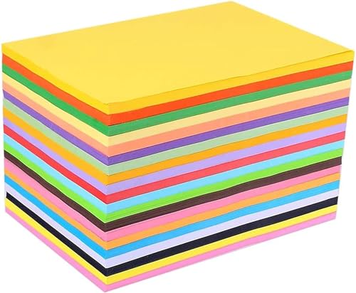 Eclet A4 100 Coloured Sheets (10 Sheets Each Color) Copy Printing/Art and Craft Paper Double Sided Coloured Office Stati