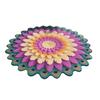 Yousheng Diatomaceous Earth Floor Mat 3D Realistic Rainbow Sunflower Pattern Quick Dry Non-Slip Absorbent Mat