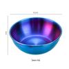 Titanium Plated Stainless Steel Round Dipping Sauce Dishes