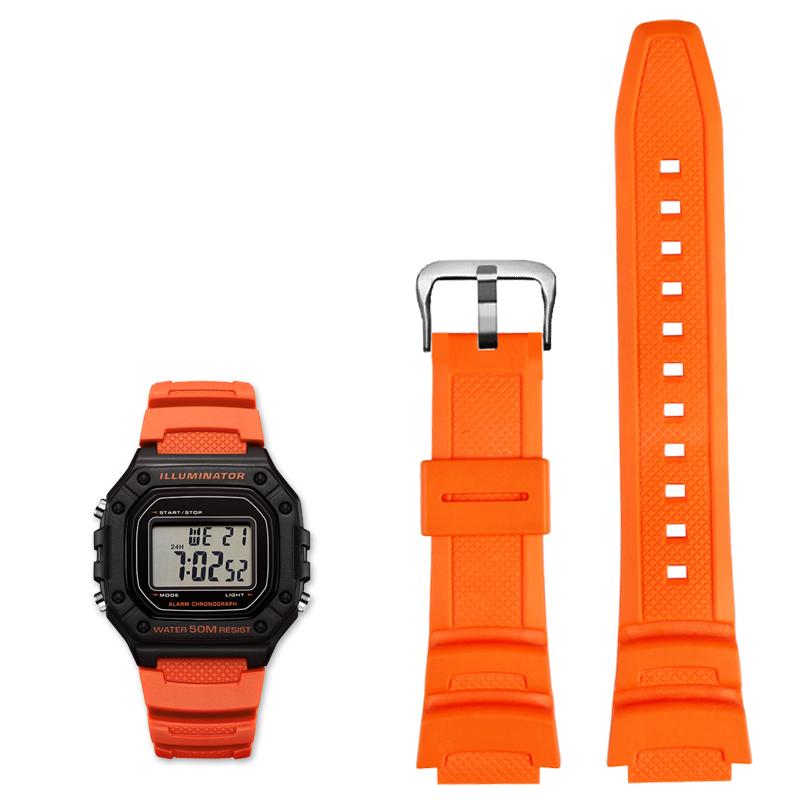 Resin Silicone Strap for Casio Watch Band SGW-300 SGW-300H/400/500 AE1200 AE1100 MRW-200 W218H Waterproof Rubber Sport Watchband