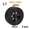 MOC Brick Wheel Hub Technical Tire Car Truck Vehicle Tire Construction Building Blocks 56145 32019 86652 56908 41897 54120 Leduo