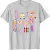 Coquette Bow Teacher Back To School Teacher Life Student Kid T-Shirt