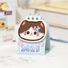 Cartoon Cat Desktop Calendar 2025 2025 Coil Calendar Portable Mini Desk Calendar  Office