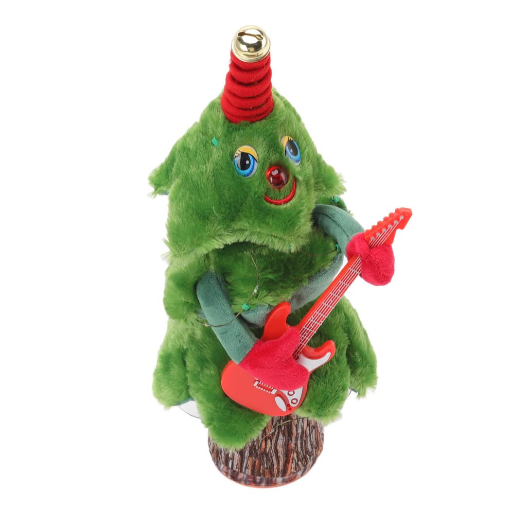 Zpívající Tančící Vánoční Strom 8 Písní Elektrický Zpívající Vánoční Stromek pro Hračky na Vánoční Stromek Kytara