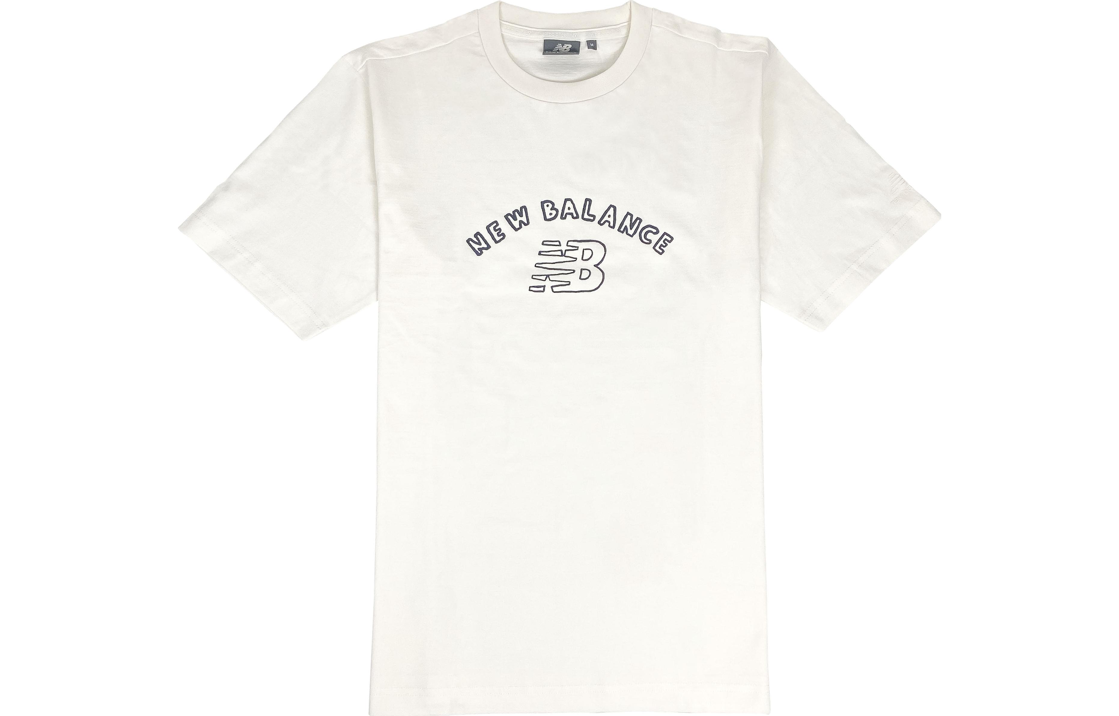 New Balance T Shirt Unisex White 5ED26141-IV S