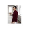 Pinkmint Casual Shirt for Men Stylish Mens Shirt Soild Regular Fit Long Sleeve Formal Wear Aqua Blue