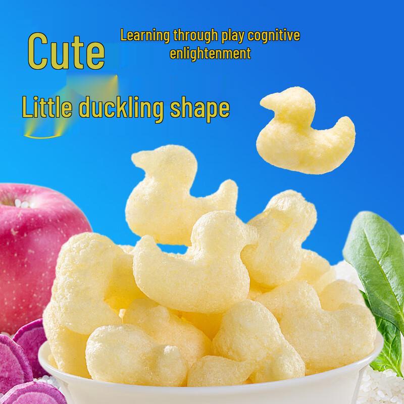 Little Deer Blue Blue 3D Duck Shape Banana Puffs