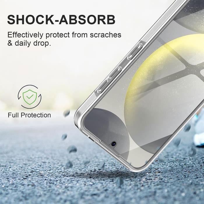 Coque de protection - booling - samsung galaxy s25 plus - antichoc - transparente - silicone et pc