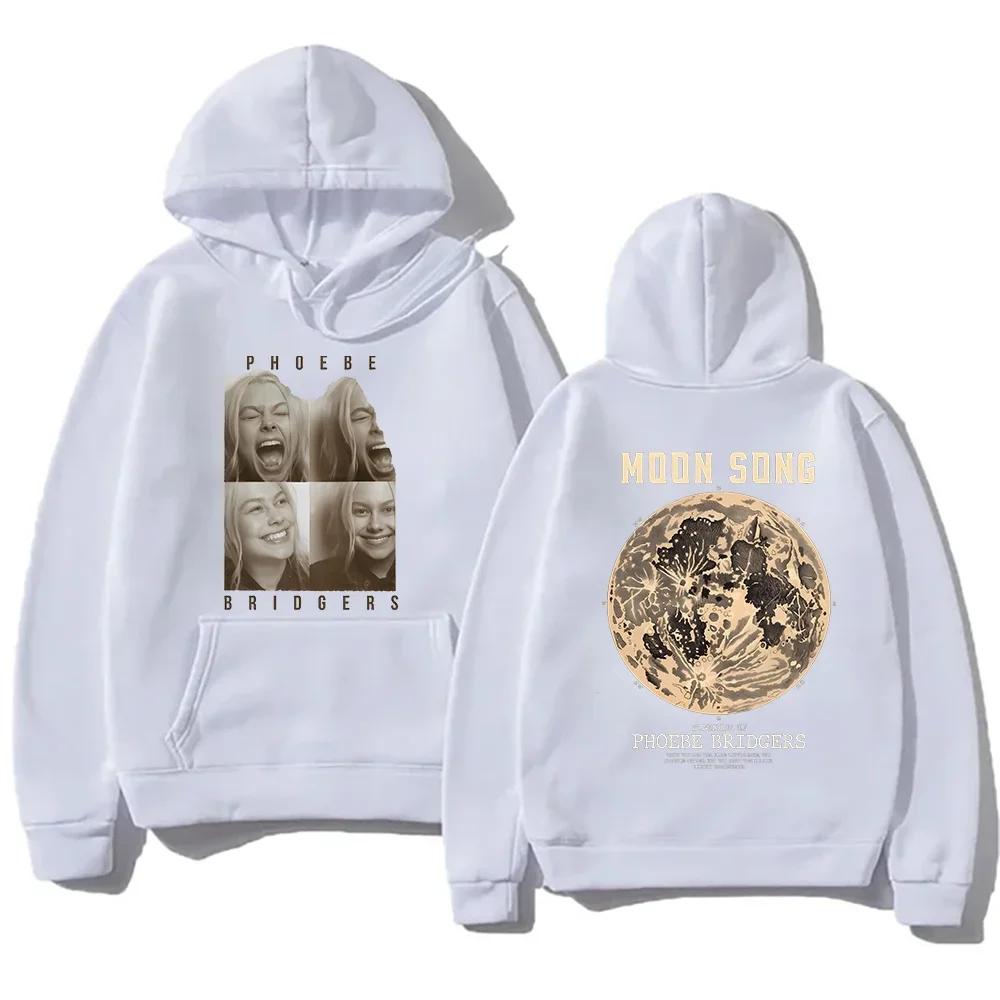 Fashion Women Casual Hoodies Phoebe Bridgers Indie Folk Sweatshirts Unisex with Pocket Hoody Oversized Versatile Soft Pullovers