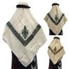 Lenço Shemagh Hijab Tema Árabe 140cm Xale Confortável do Deserto Headwrap Para Homens Árabes Uso Diário Cobertura de Cabeça Chapéu