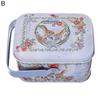 Candy Box Cartoon Rabbit Pattern Good Sealing with Handle Vintage Multi-functional Gift Giving Portable Easter Cookie Gift Tins for Holiday