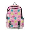 Zaini Scolastici per Studenti Stampa 3D Fenicottero Cool Classico Unisex Oxford Impermeabile Quaderno Multifunzione Zaino da Viaggio