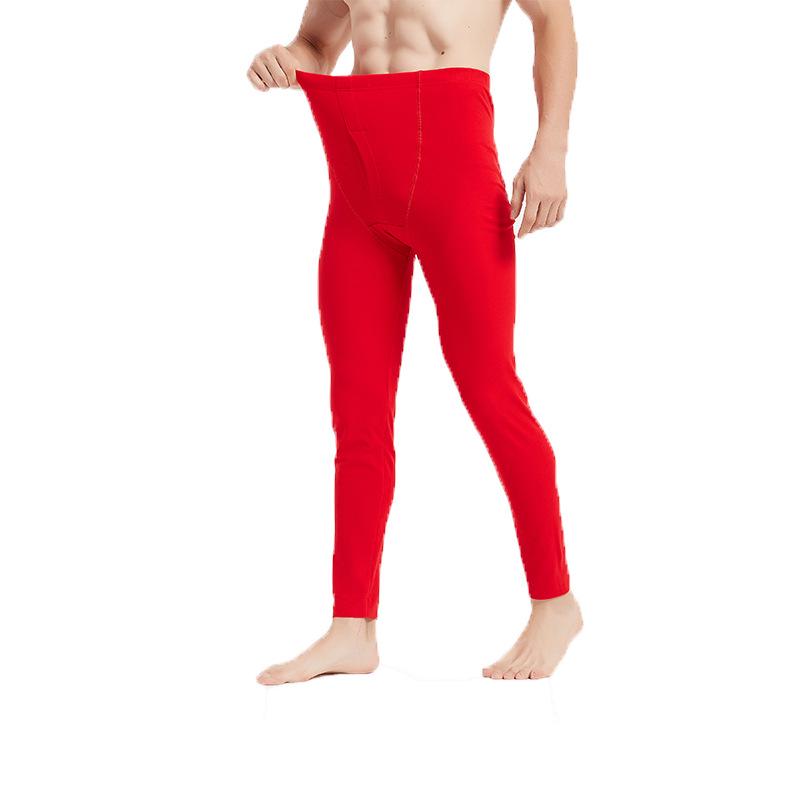 

Мужские бесшовные бархатные теплые облегающие брюки больших размеров - Зимний хлопково-шерстяной базовый слой XL