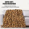 Trendy Leopard Print Blanket Flannel Blanket Throw Blanket Warm Blanket Gift Blanket Adult Sofa Decor