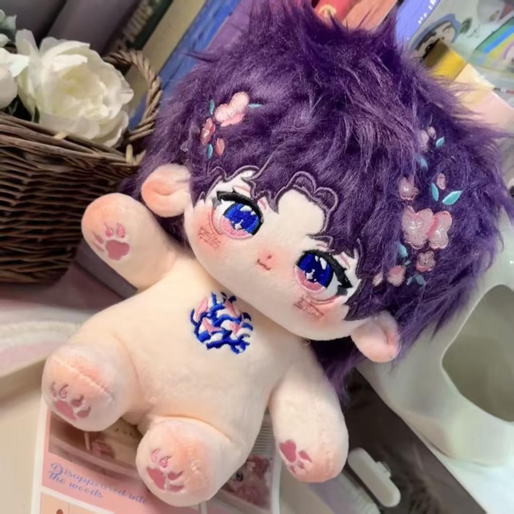 Love And Deepspace Plush Doll With Skeleton Cute Cartoon Anime Figurine Movable Action Figure Model Dress Up Doll Birthday Gift