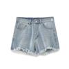 New Summer Street Fashion: European & American Casual Ripped Denim Shorts for Women